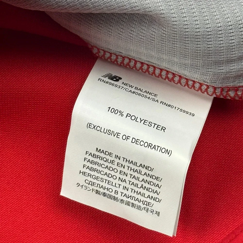 New Balance Jacket Kids Boys XL Red‎ Knit Training Track Full Zip Athletic NWT